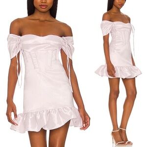 LPA Rosa Mini Dress in Lavender